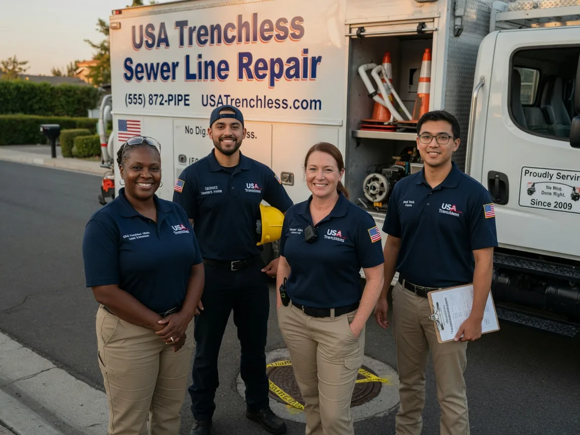 Sewer Line Repair company in Paris Crossing, IN